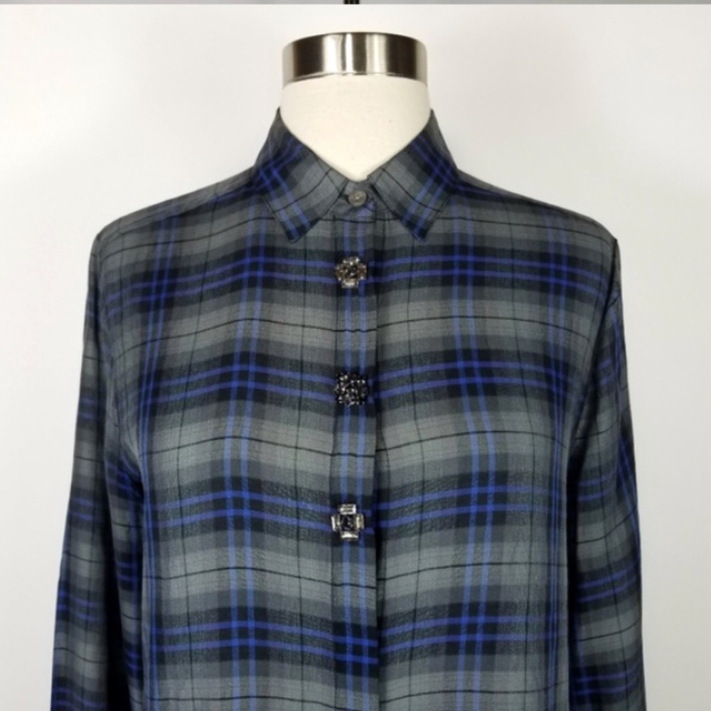 Embellished flannel LOFT